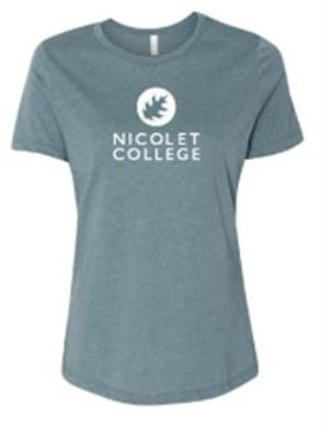 Image of Nicolet College Canvas T-Shirt Womens WL